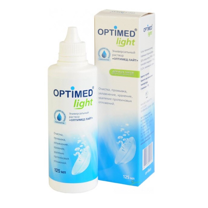 Раствор Optimed Light универсальный, 125мл.